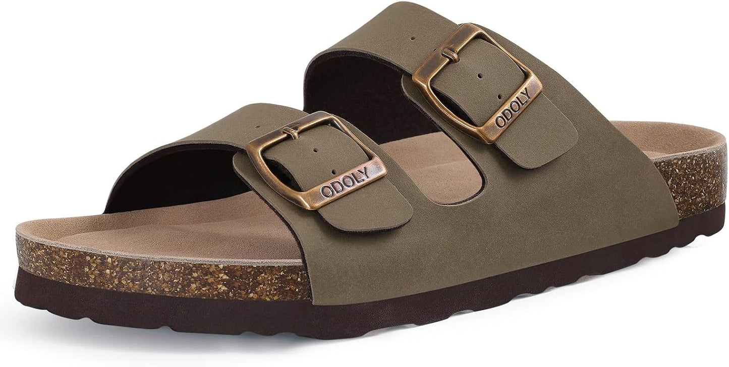 Unisex Cork Footbed Slide Sandal