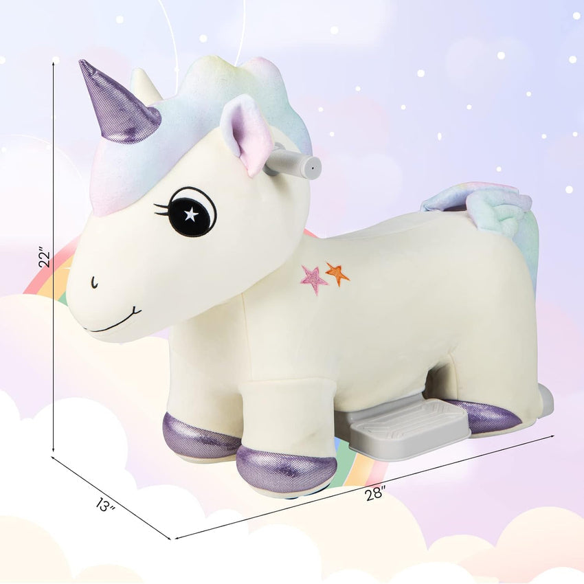Kids Ride Unicorn. 6V Battery Powered Electric Animal Toy