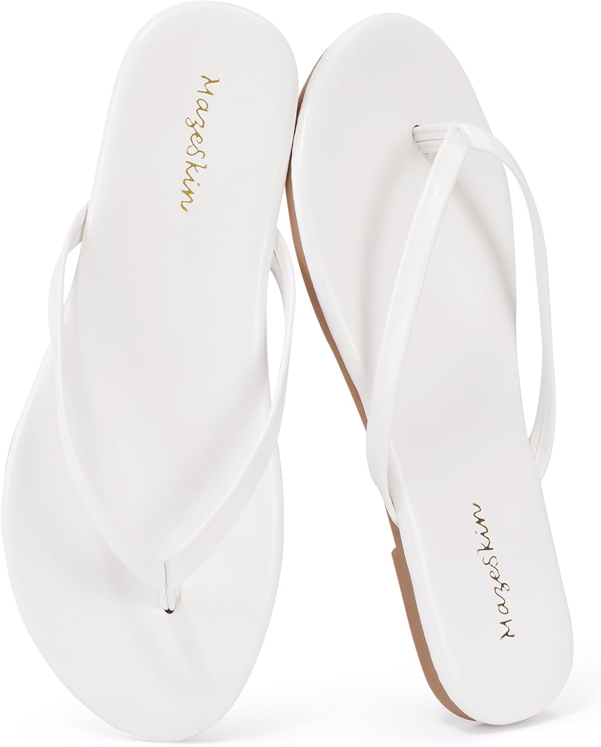 Women's Memory Foam Comfortable Flat Thong Sandals