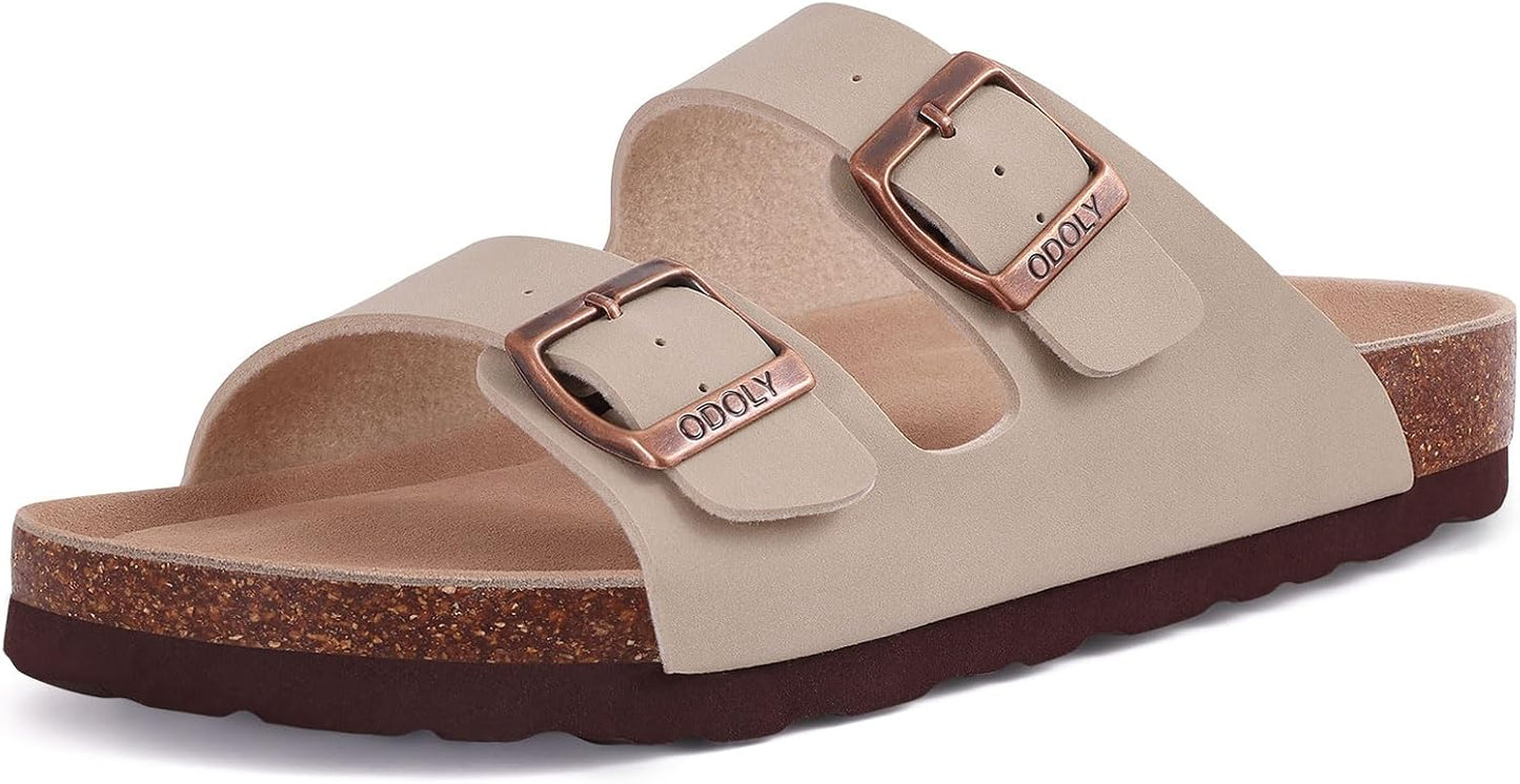 Unisex Cork Footbed Slide Sandal