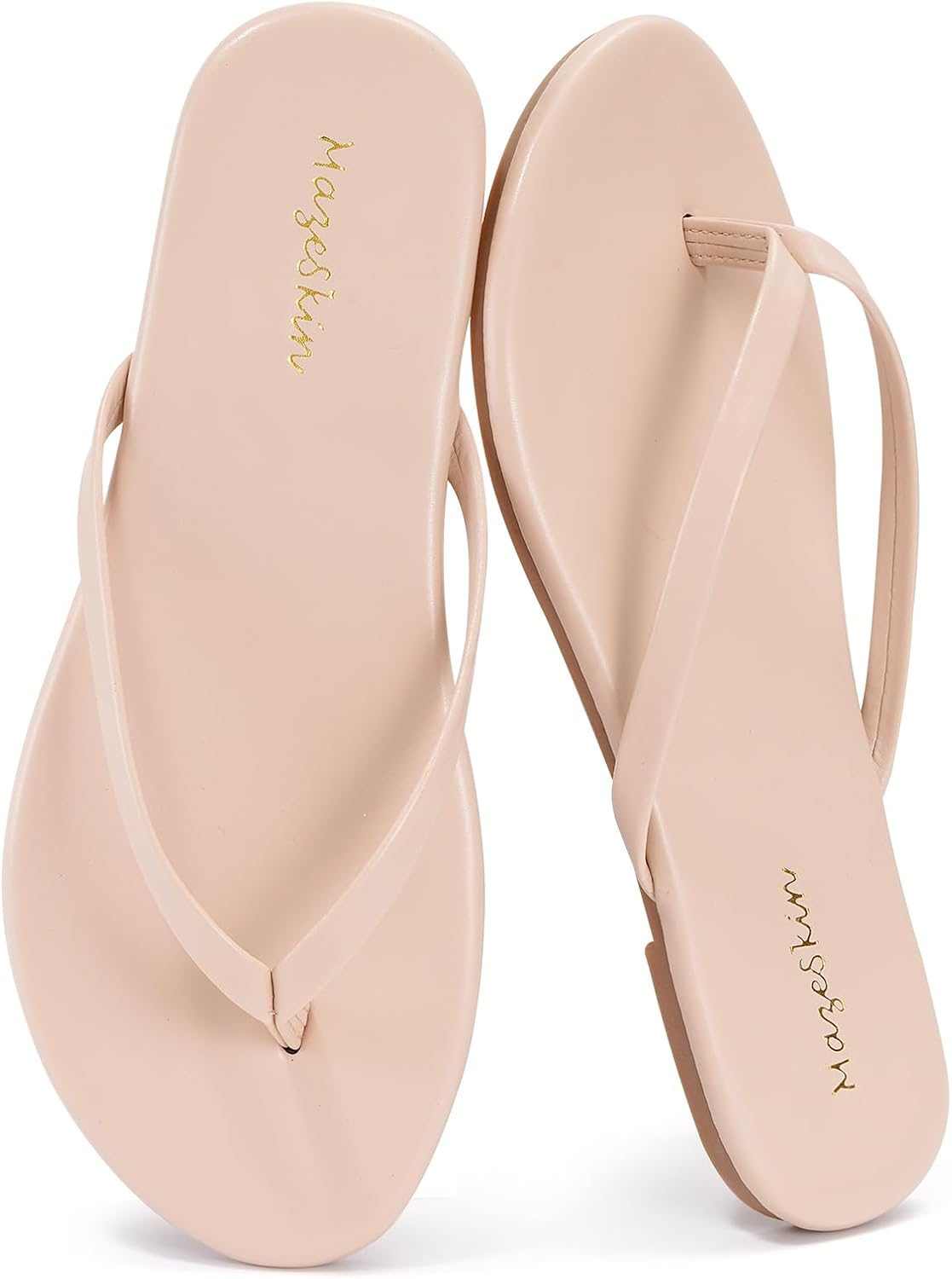 Women's Memory Foam Comfortable Flat Thong Sandals