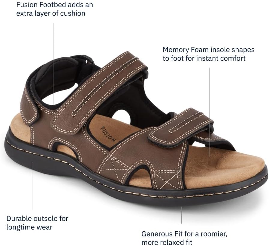 Mens Newpage Outdoor Sport Sandal Memory Foam