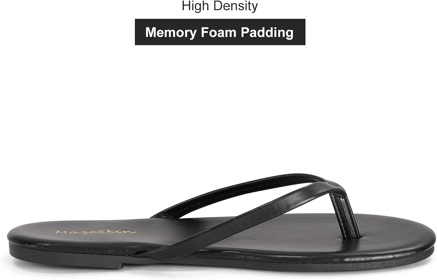 Women's Memory Foam Comfortable Flat Thong Sandals