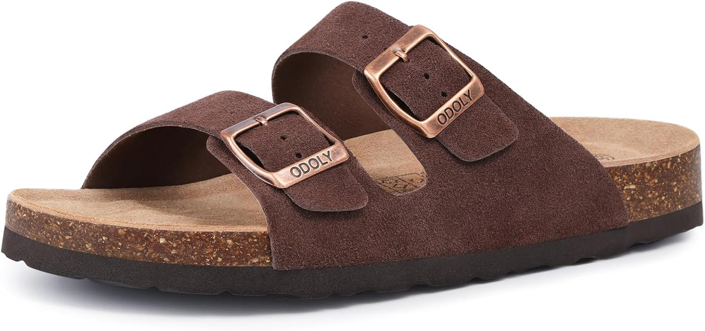 Unisex Cork Footbed Slide Sandal