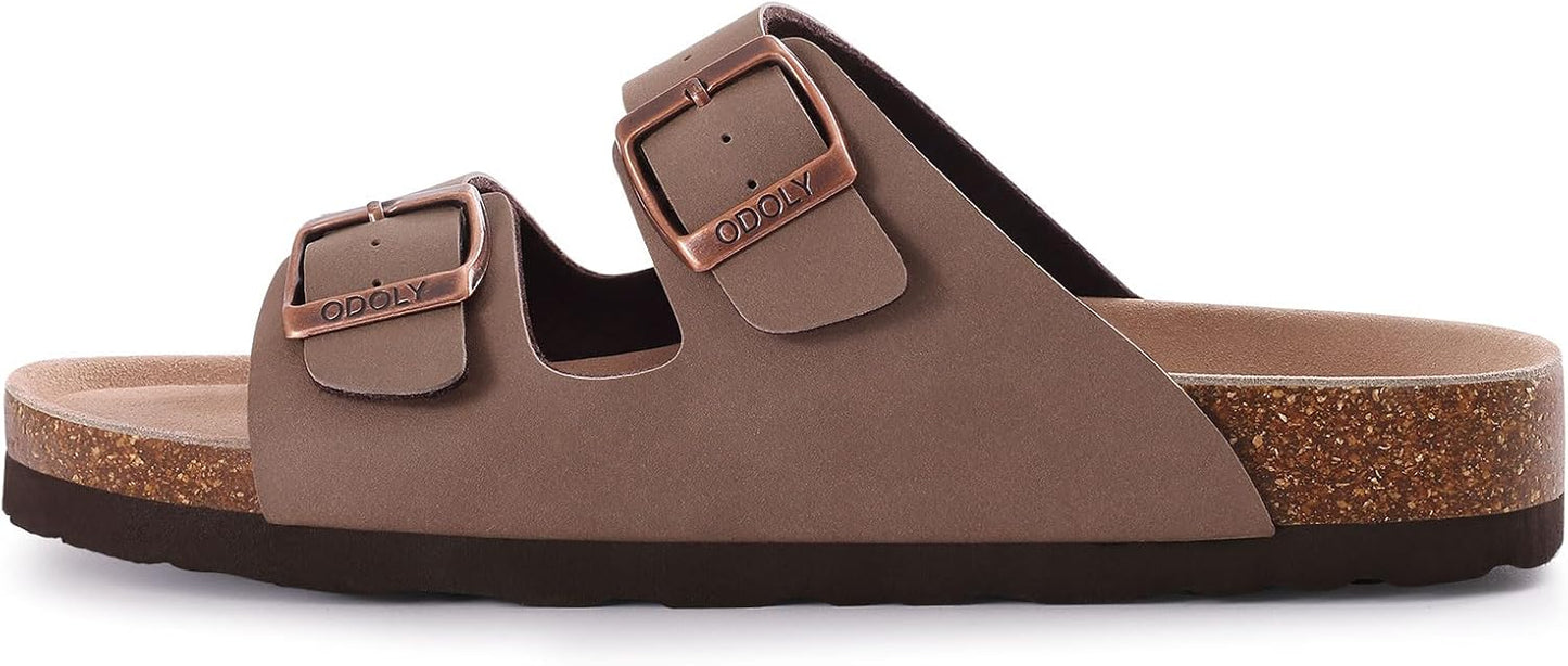 Unisex Cork Footbed Slide Sandal