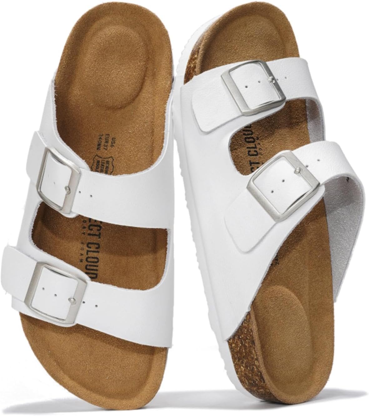 100% Genuine Leather Flat Sandals For Women 2026