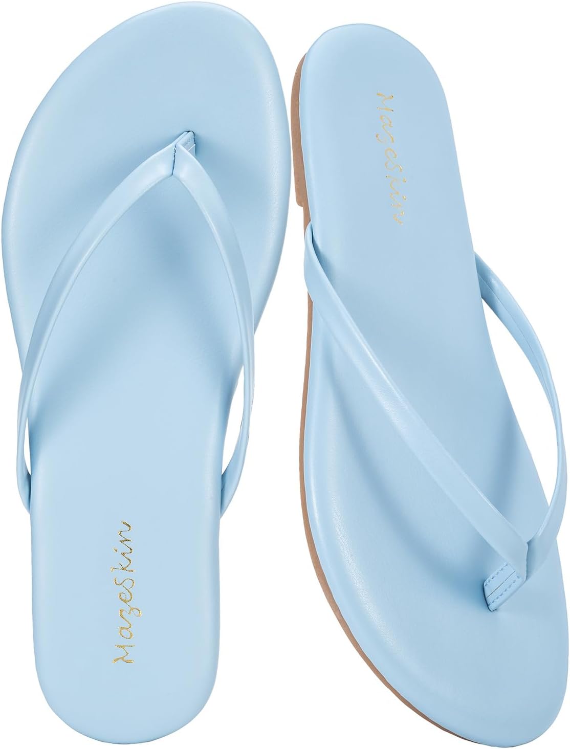 Women's Memory Foam Comfortable Flat Thong Sandals