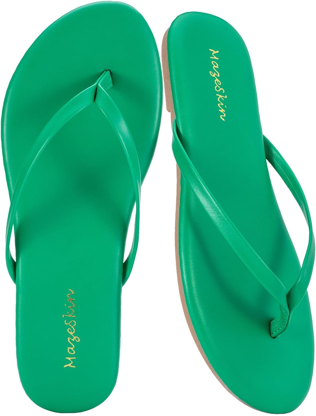 Women's Memory Foam Comfortable Flat Thong Sandals