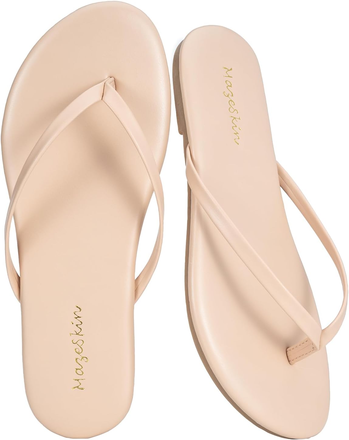 Women's Memory Foam Comfortable Flat Thong Sandals