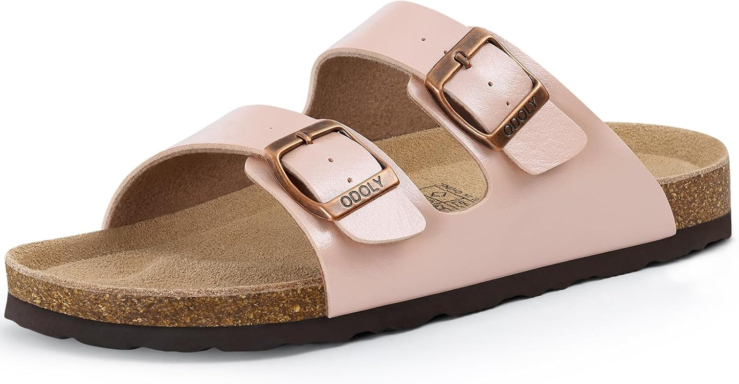 Unisex Cork Footbed Slide Sandal
