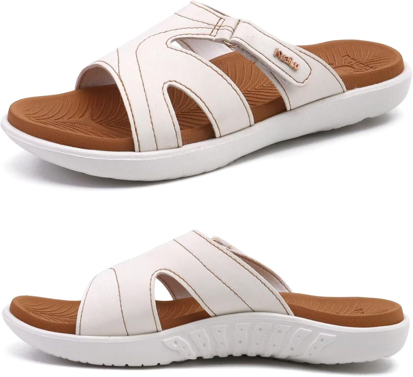 Womens Fashion Orthotic Slides Ladies Lightweight Athletic