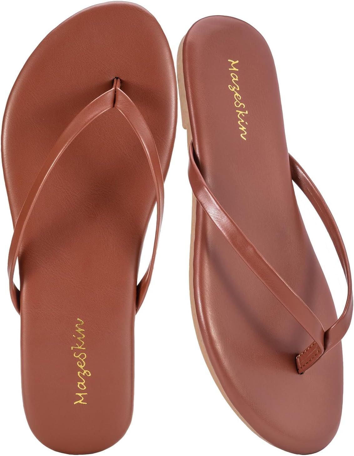 Women's Memory Foam Comfortable Flat Thong Sandals