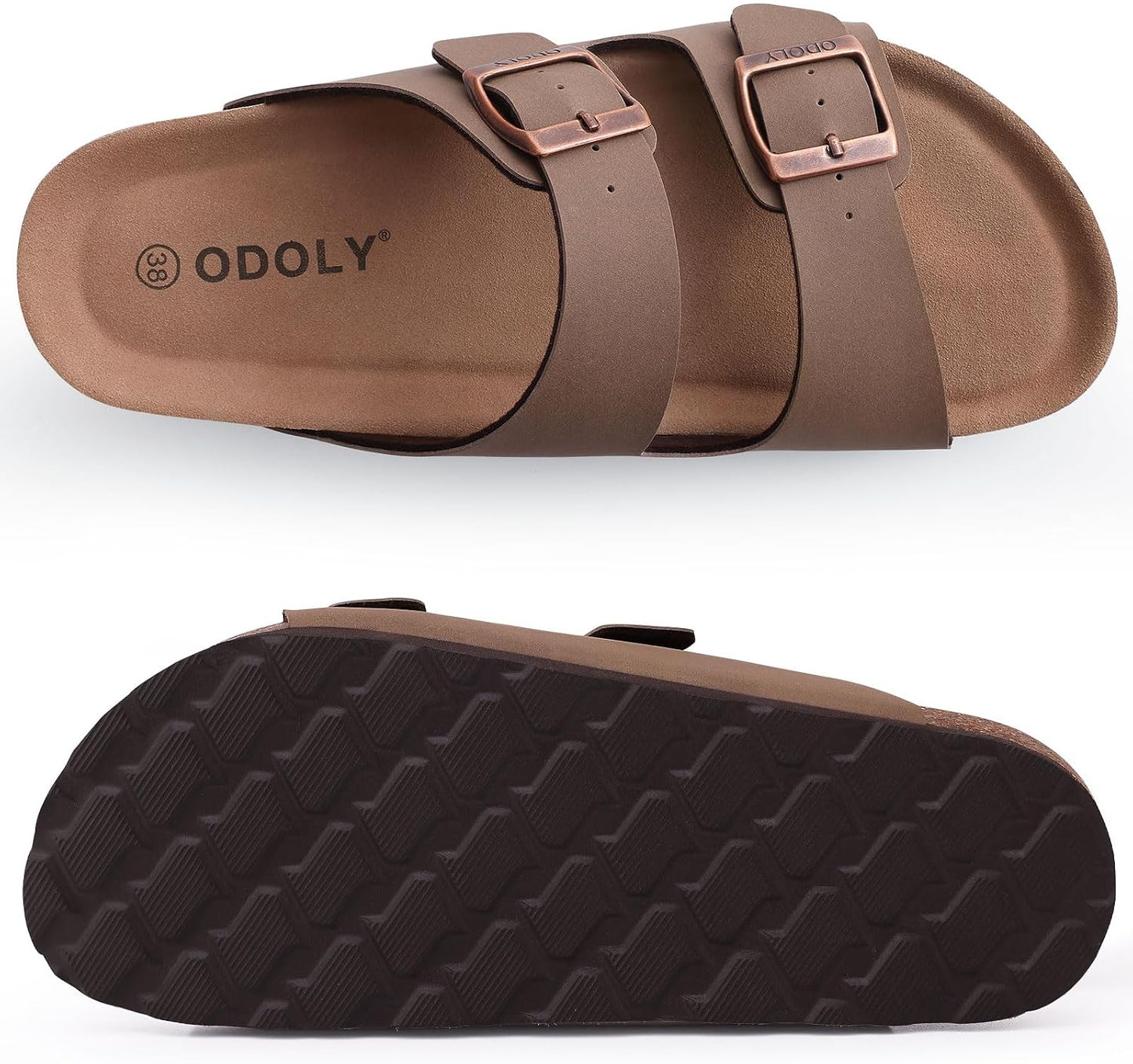 Unisex Cork Footbed Slide Sandal