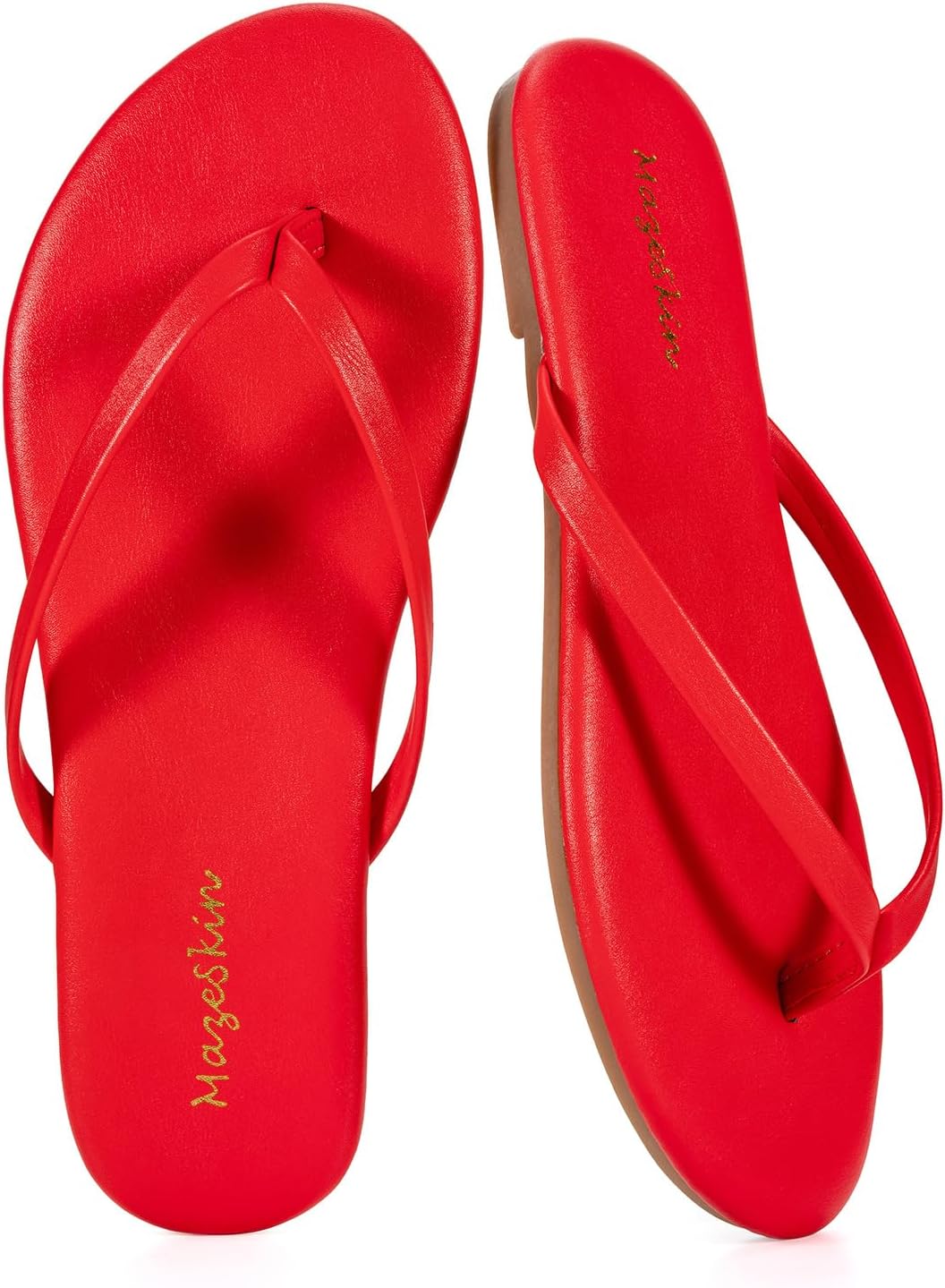 Women's Memory Foam Comfortable Flat Thong Sandals