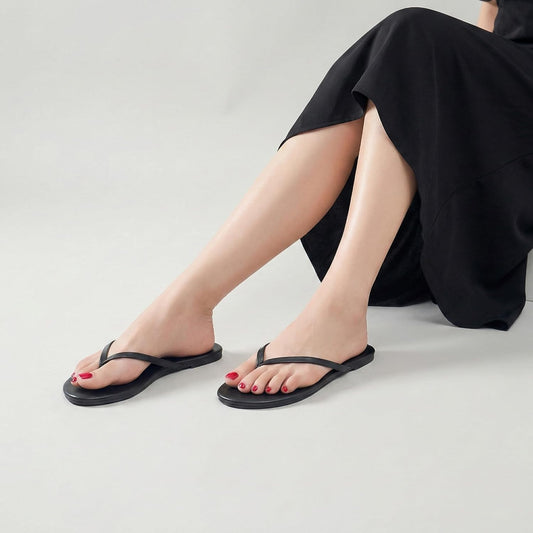 Women's Memory Foam Comfortable Flat Thong Sandals