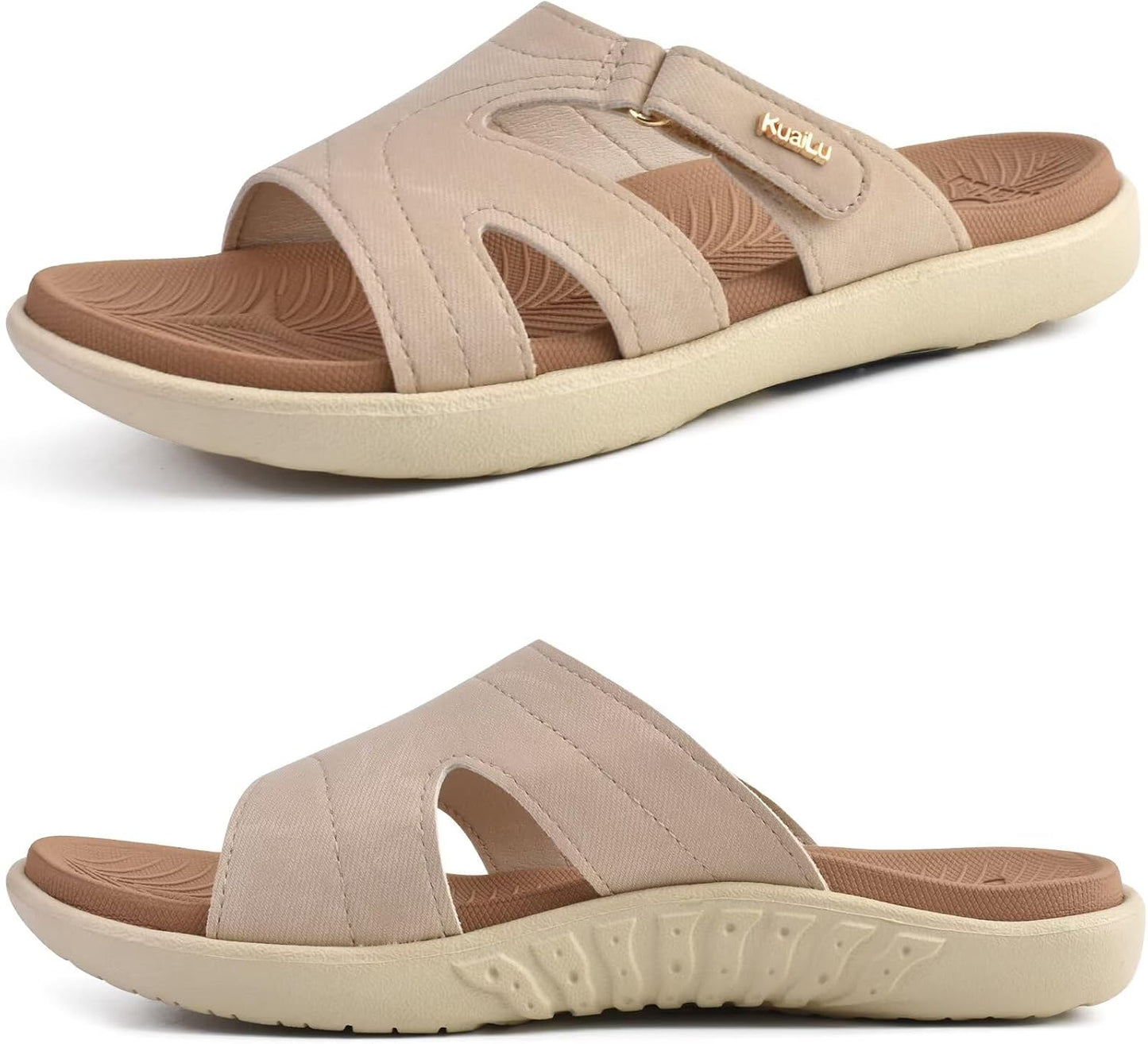 Womens Fashion Orthotic Slides Ladies Lightweight Athletic