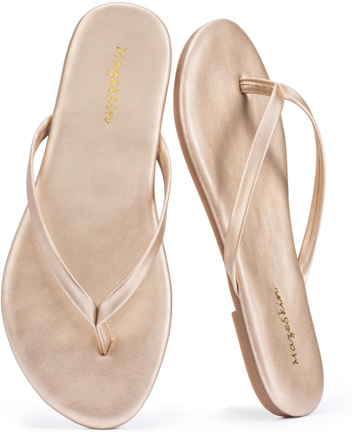 Women's Memory Foam Comfortable Flat Thong Sandals