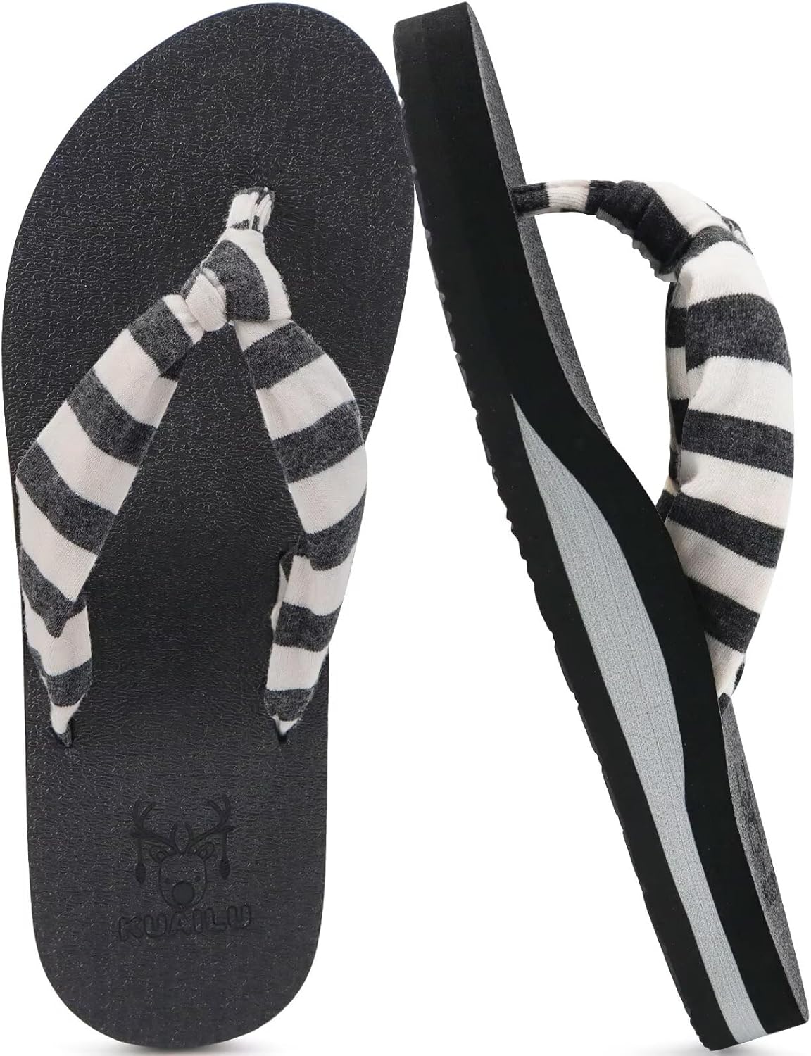 Flip Flops Women Arch Support Yoga Mat