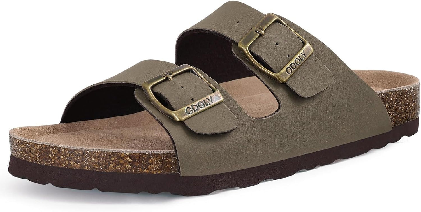 Unisex Cork Footbed Slide Sandal