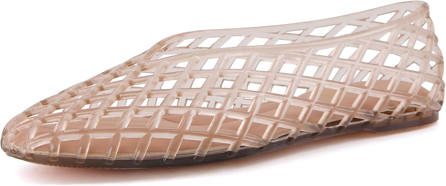 Siesta Modern Lattice Ballet Flats for Women