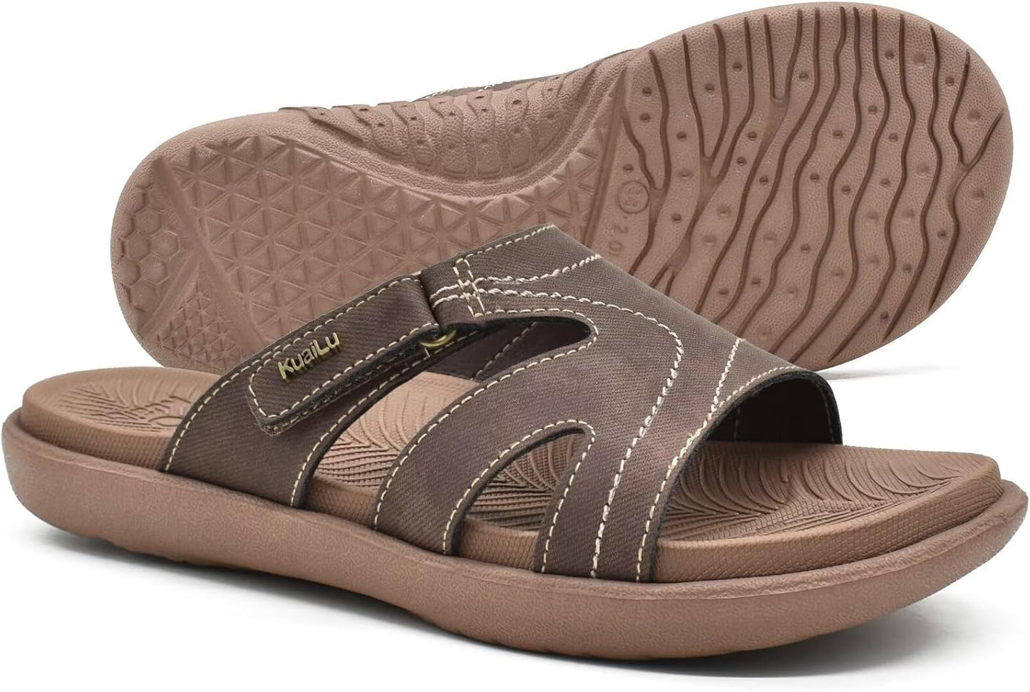 Womens Fashion Orthotic Slides Ladies Lightweight Athletic