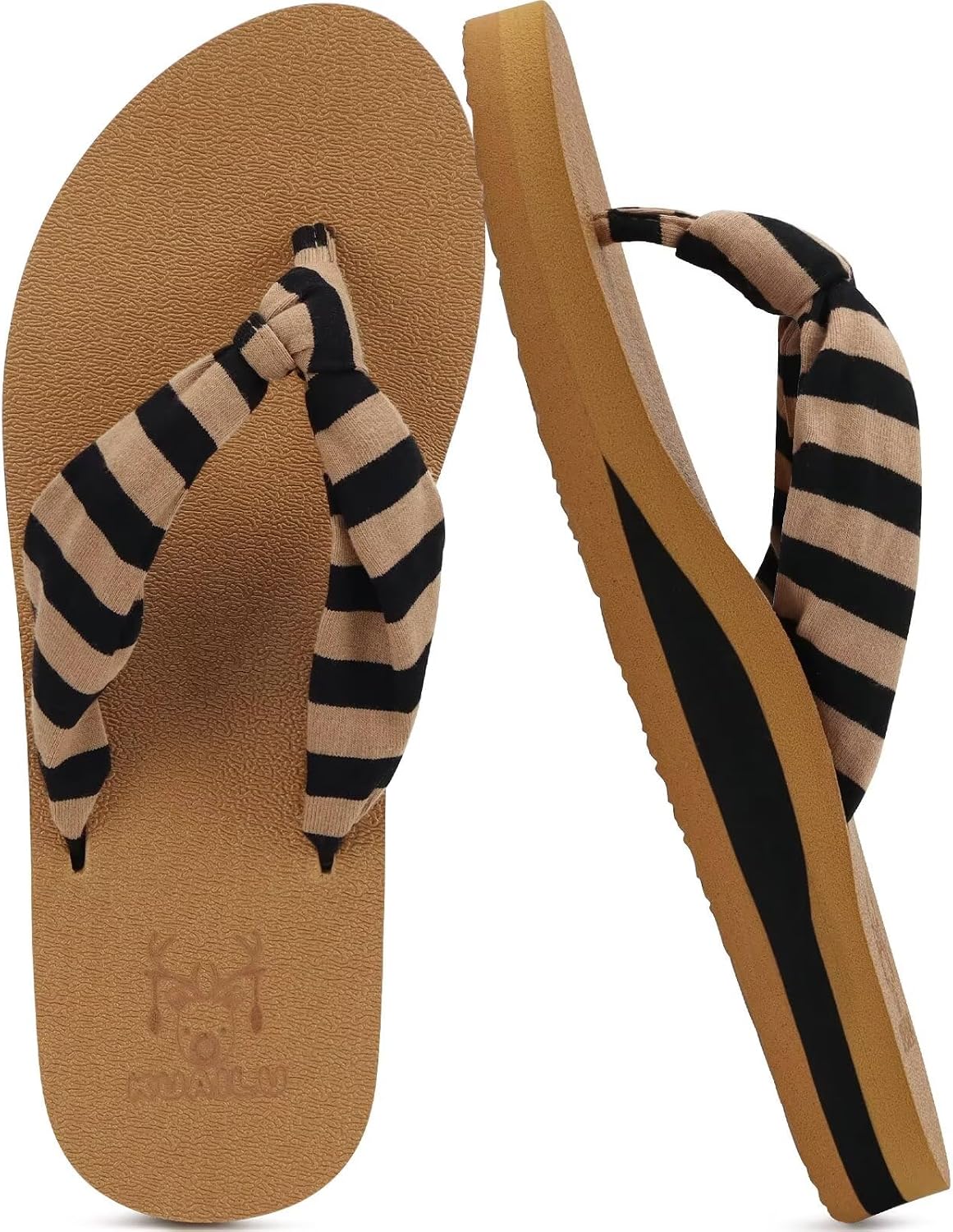 Flip Flops Women Arch Support Yoga Mat