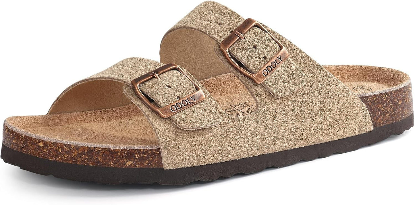 Unisex Cork Footbed Slide Sandal
