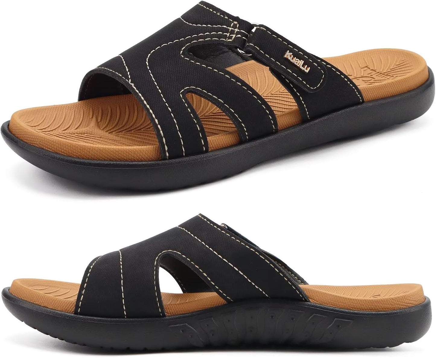 Womens Fashion Orthotic Slides Ladies Lightweight Athletic