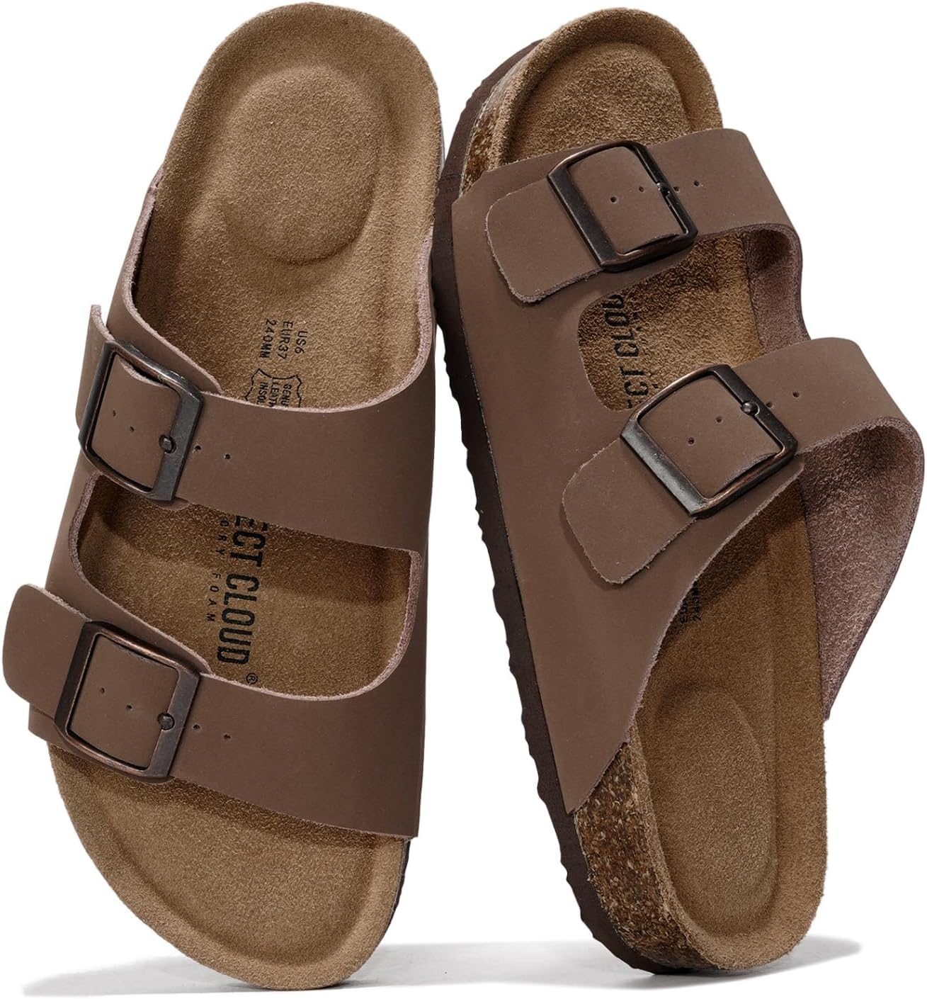 100% Genuine Leather Flat Sandals For Women 2026