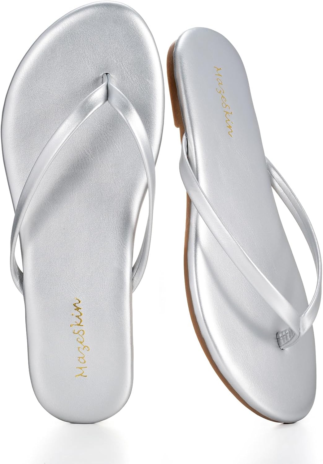 Women's Memory Foam Comfortable Flat Thong Sandals