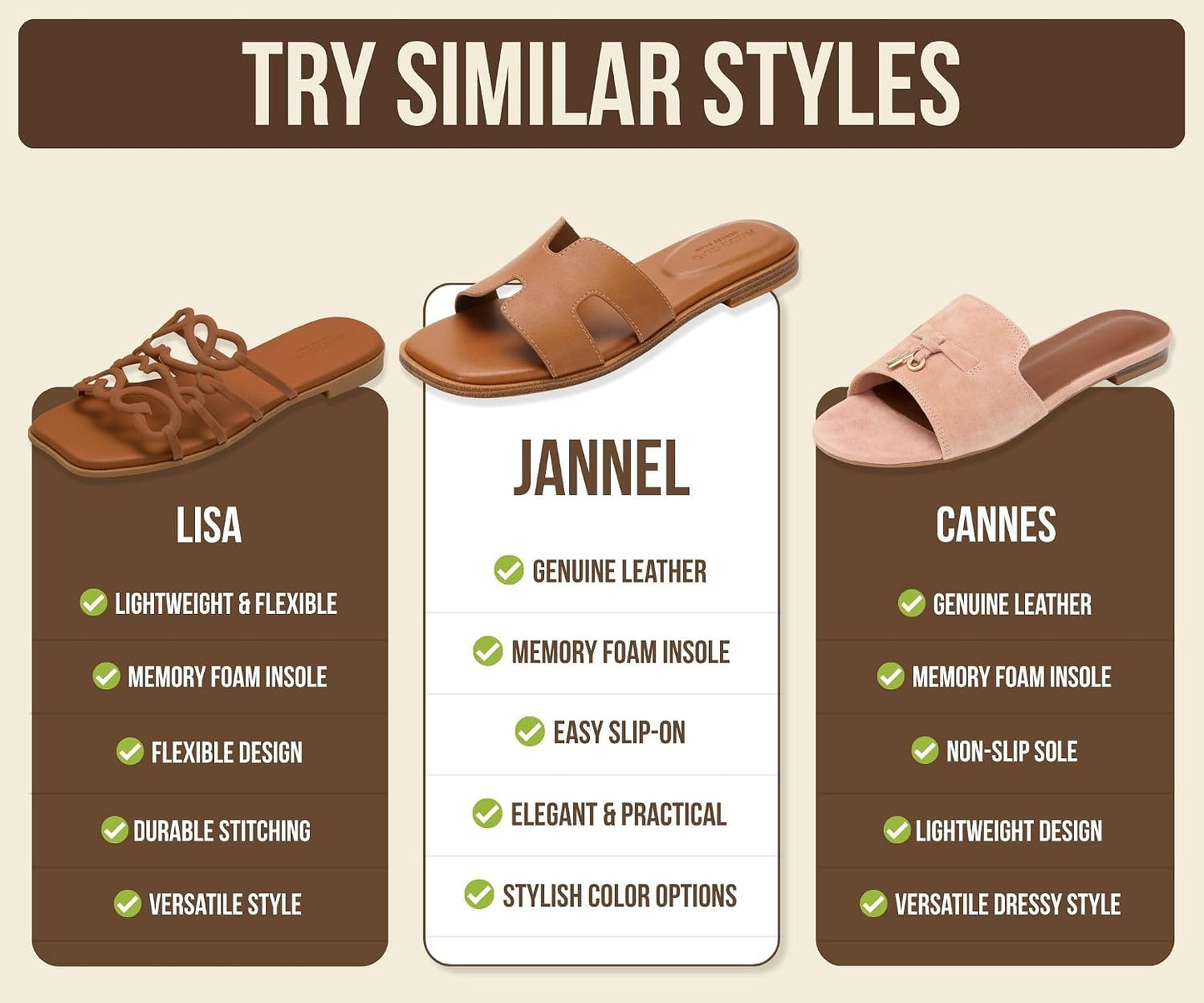 100% Genuine Leather Sandals for Women 2026