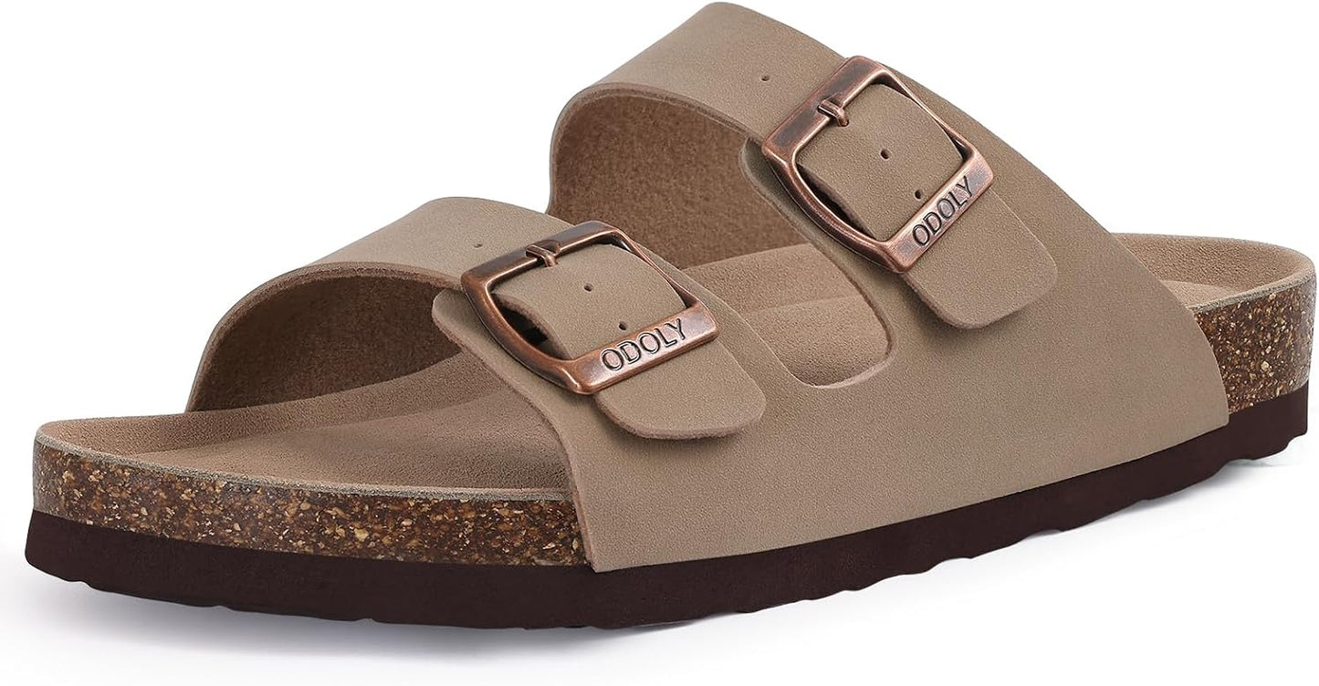 Unisex Cork Footbed Slide Sandal