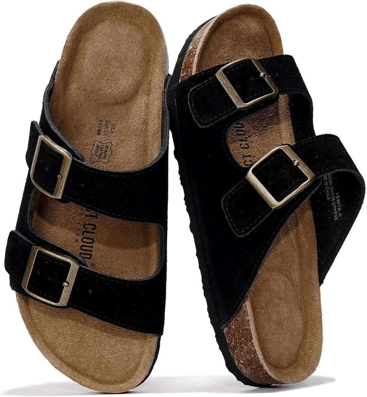 100% Genuine Leather Flat Sandals For Women 2026