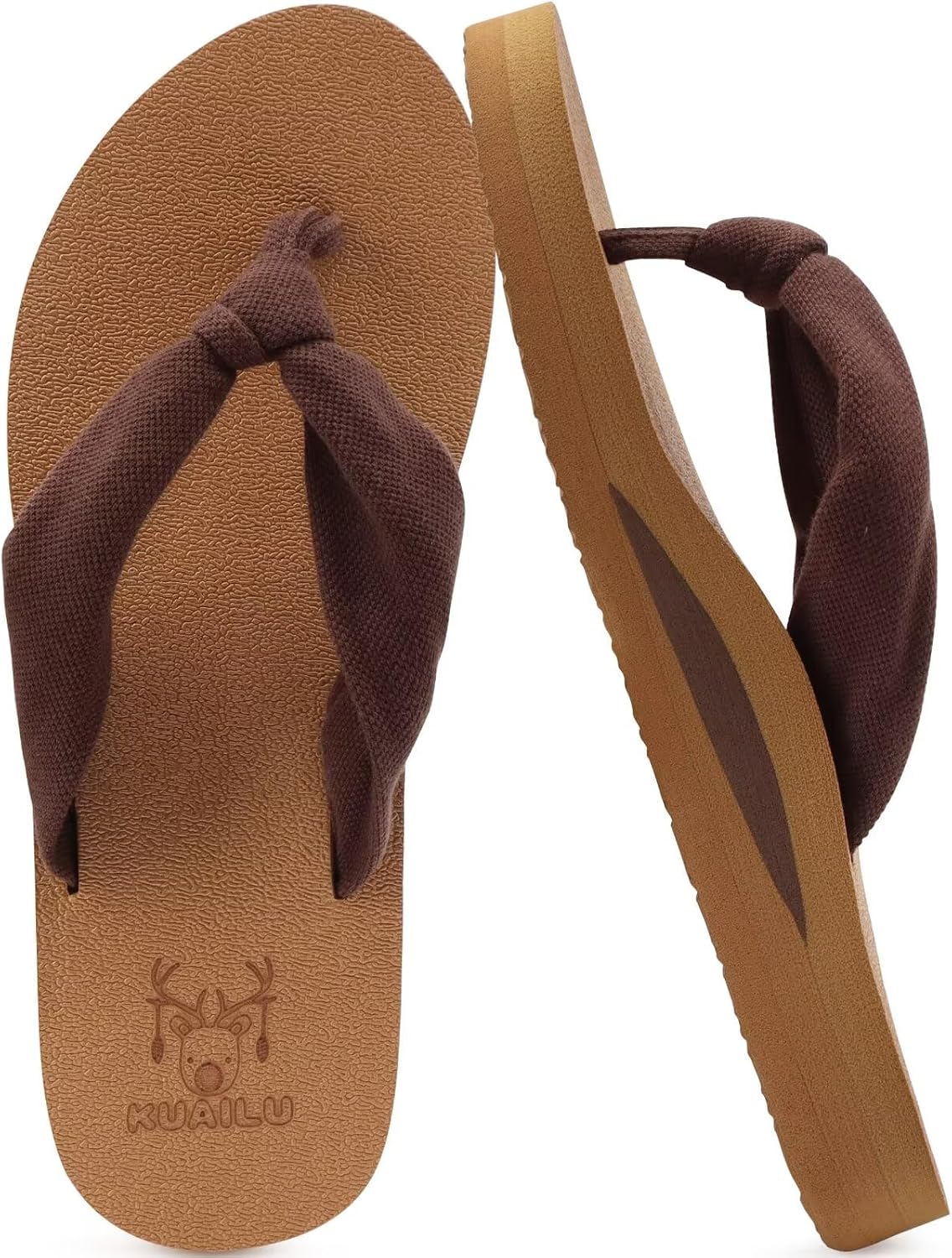 Flip Flops Women Arch Support Yoga Mat