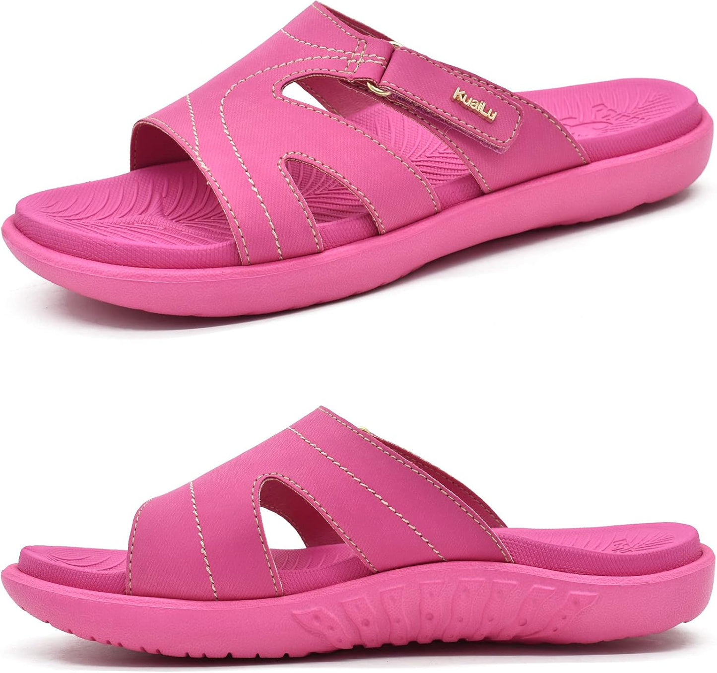 Womens Fashion Orthotic Slides Ladies Lightweight Athletic