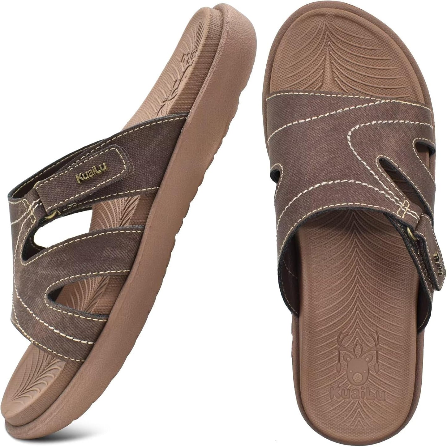 Womens Fashion Orthotic Slides Ladies Lightweight Athletic