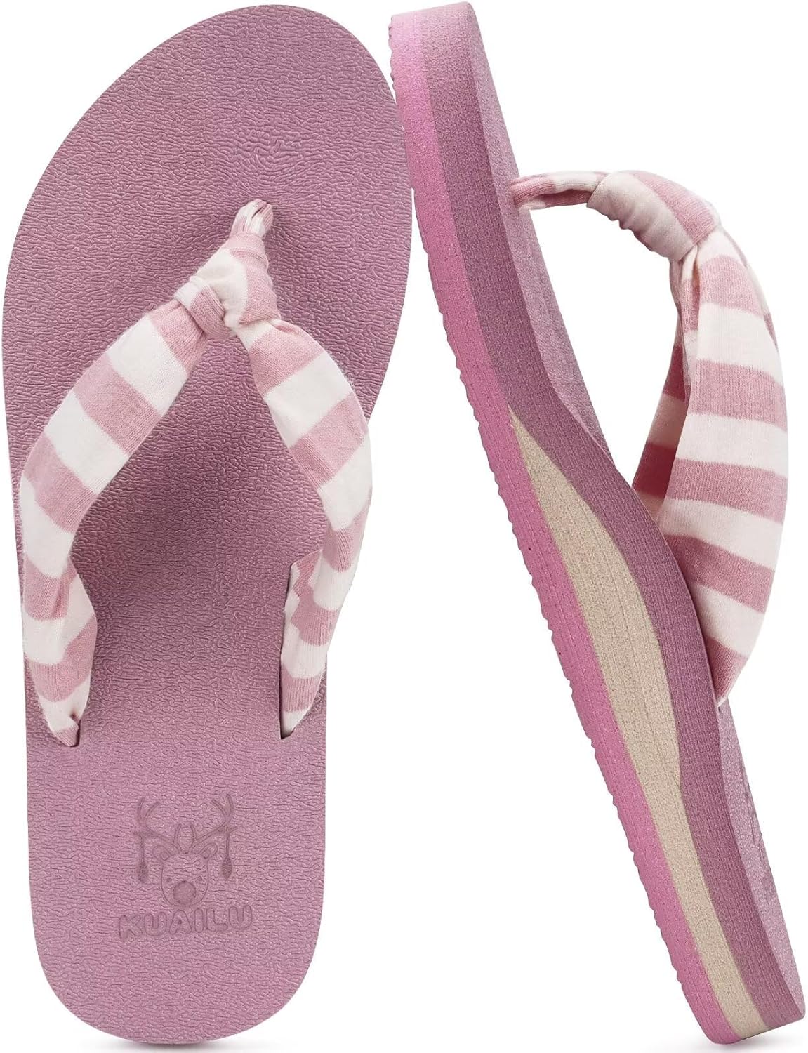 Flip Flops Women Arch Support Yoga Mat