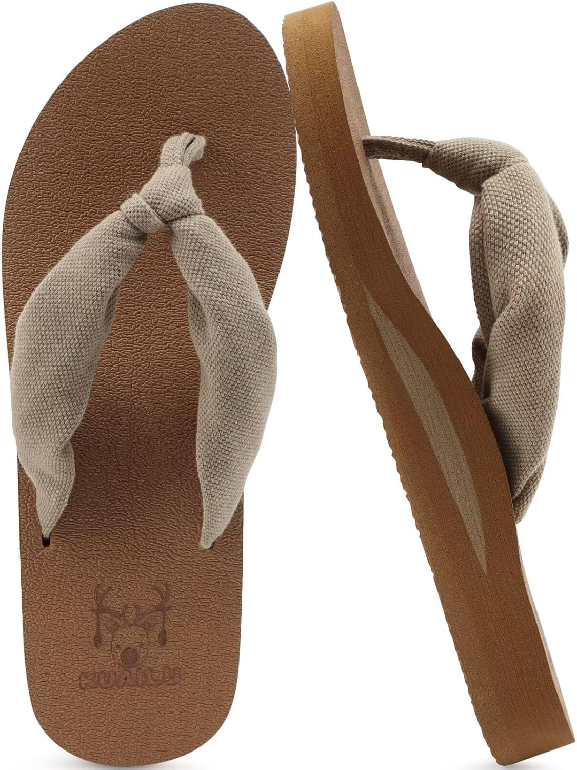 Flip Flops Women Arch Support Yoga Mat