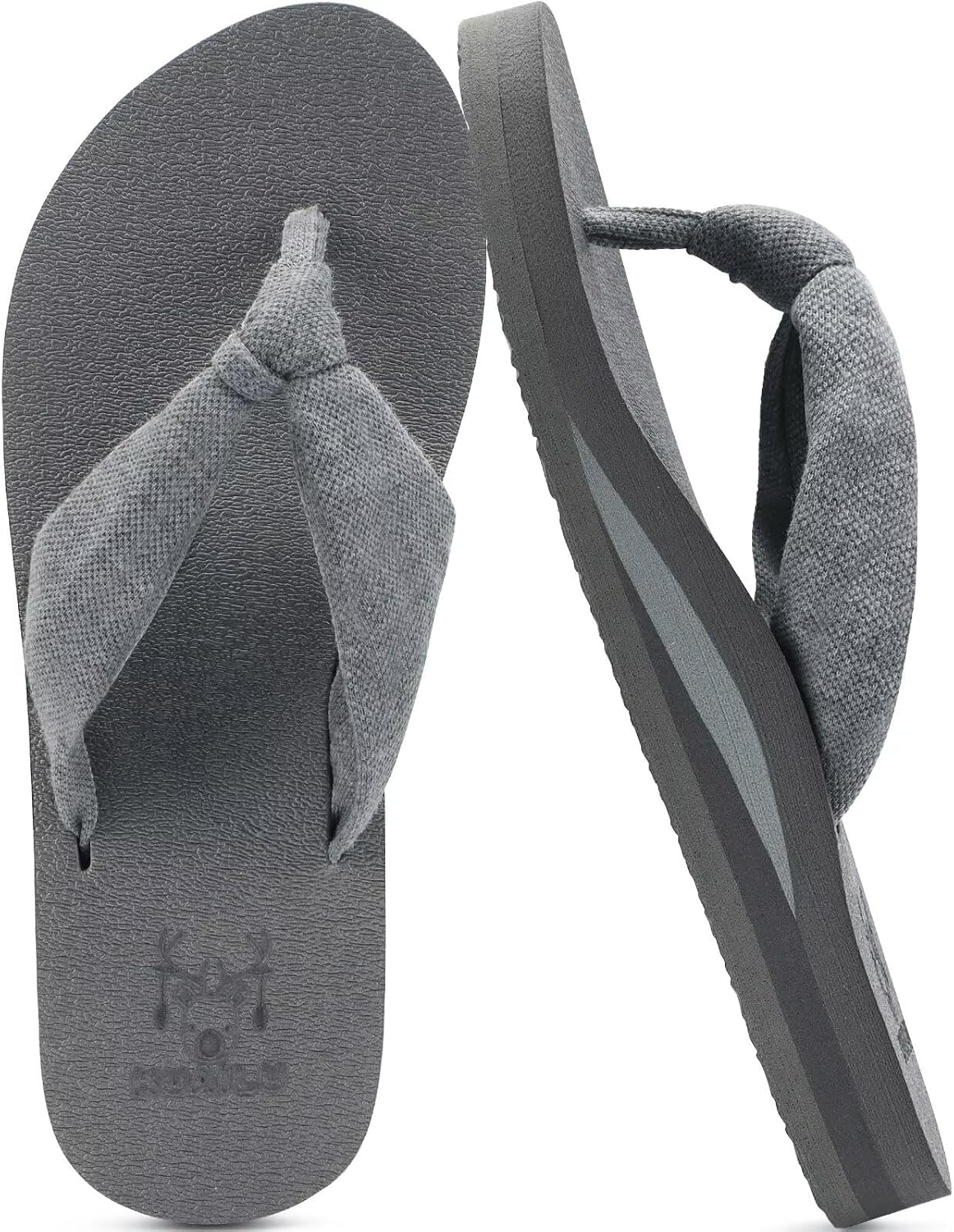 Flip Flops Women Arch Support Yoga Mat