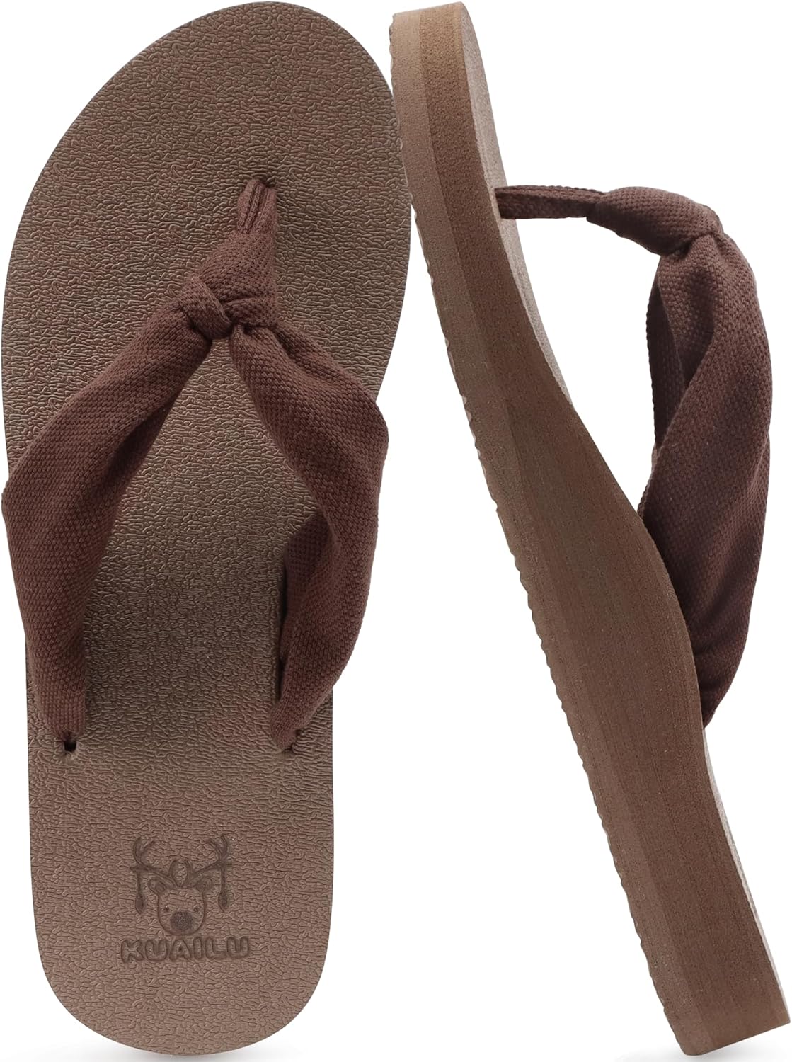 Flip Flops Women Arch Support Yoga Mat