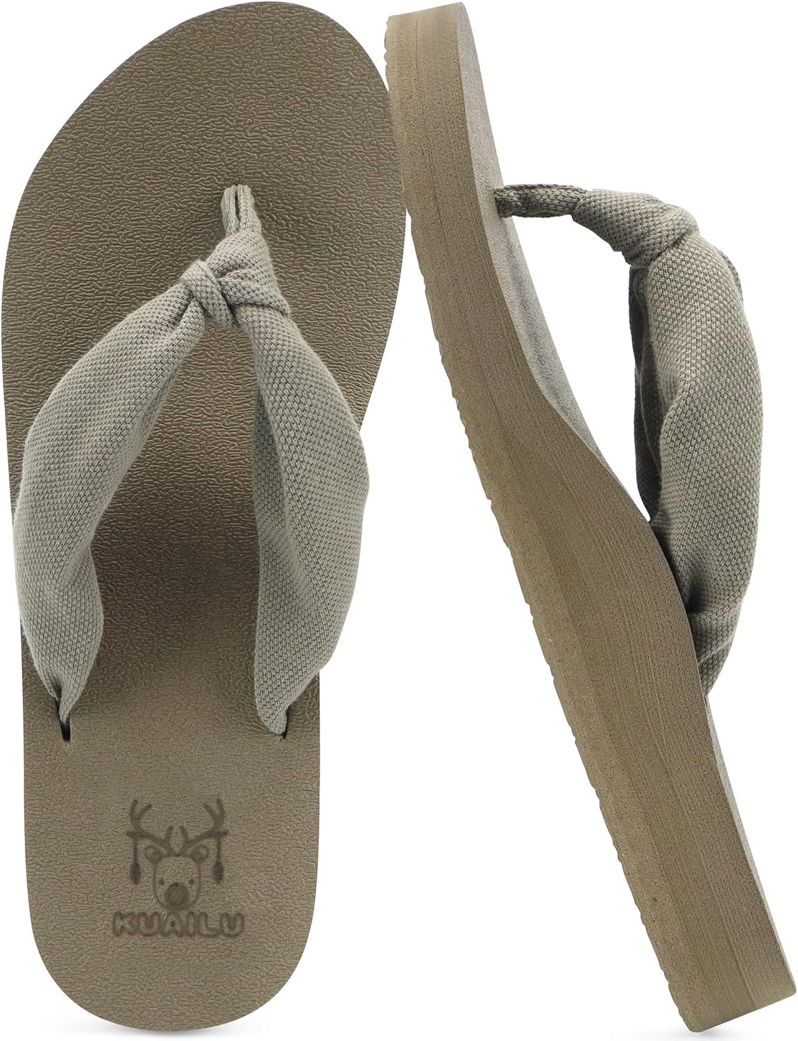 Flip Flops Women Arch Support Yoga Mat