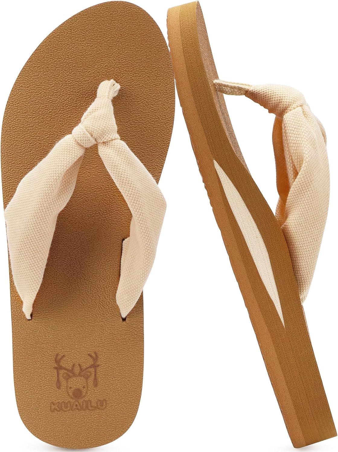 Flip Flops Women Arch Support Yoga Mat