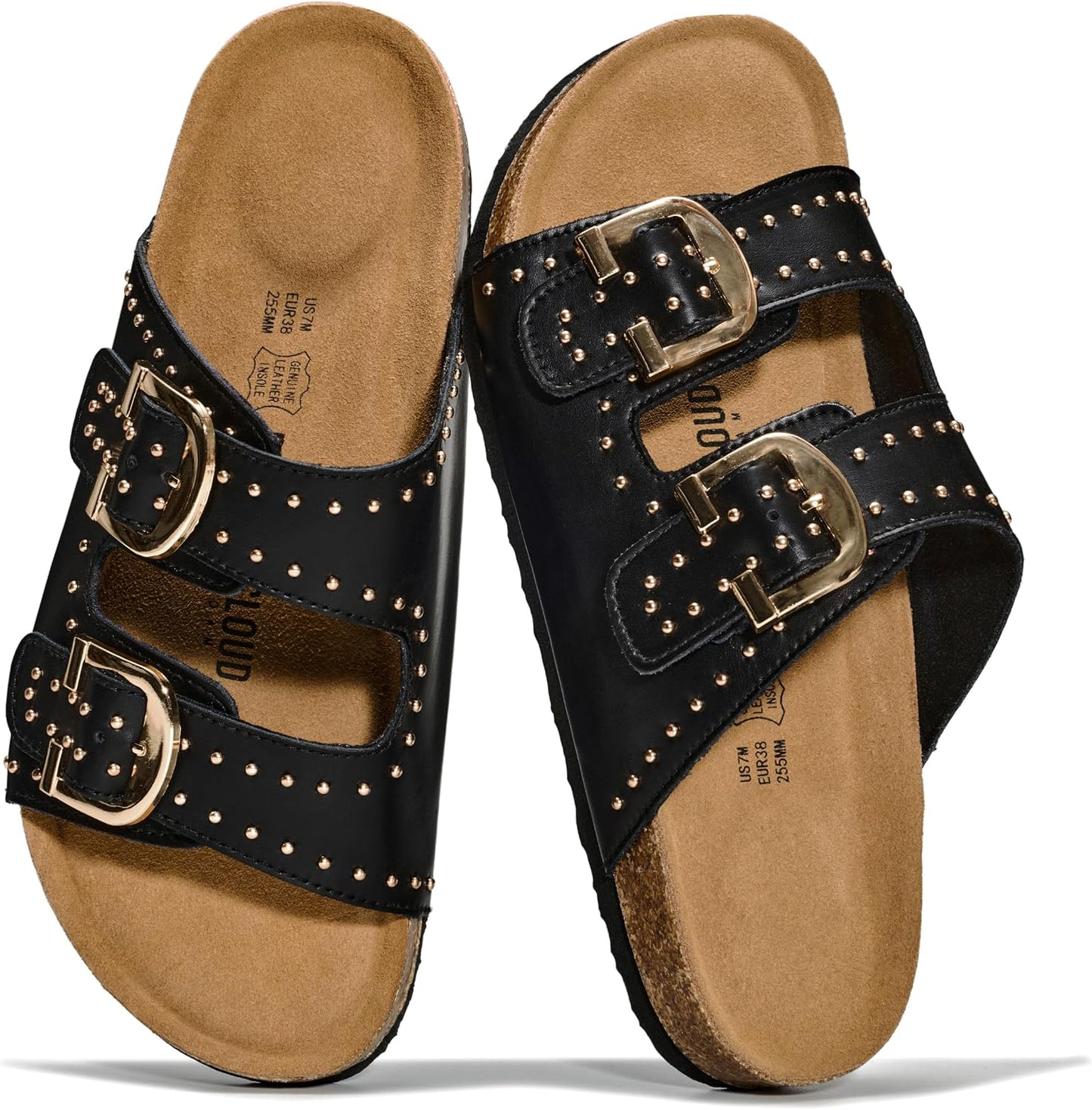 100% Genuine Leather Flat Sandals For Women 2026