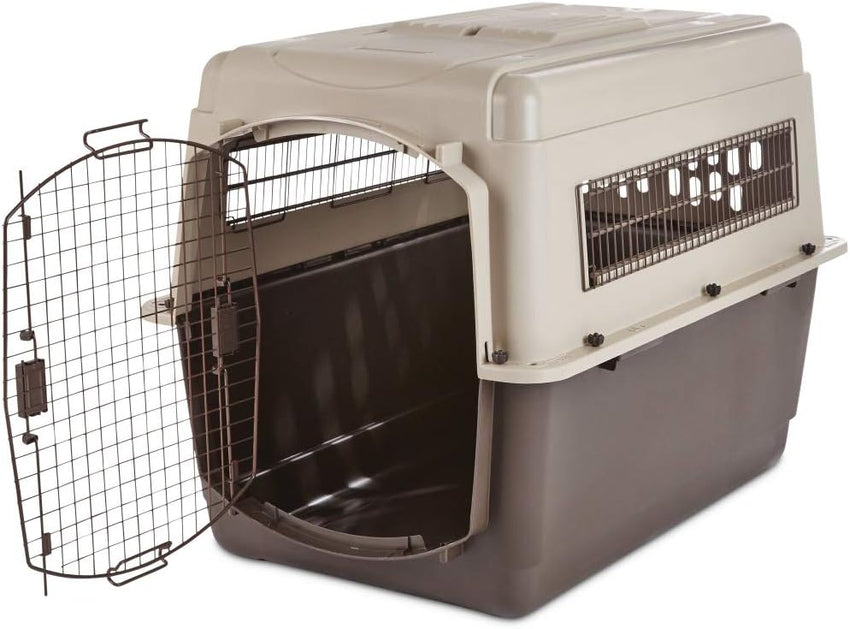 Petmate Ultra Vari Dog Kennel for Extra Large Dogs (Durable. Heavy Duty Dog Travel Crate. Made with Recycled Materials. 48 in. Long) 90 to 125 lbs. Made in USA