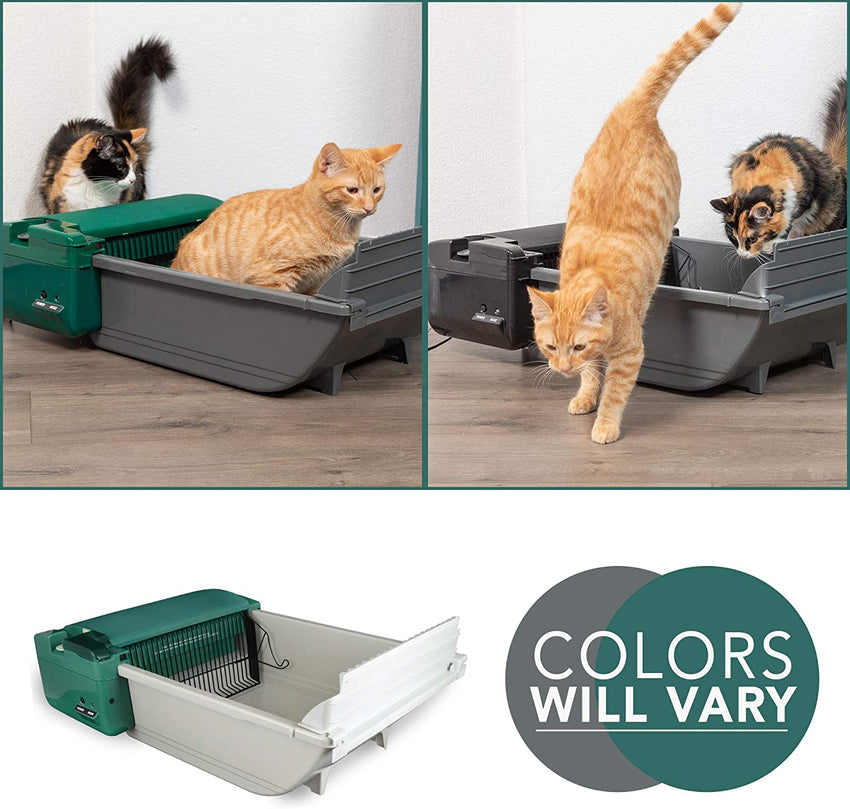 Pet Zone Smart Scoop Automatic Litter Box (Self Cleaning Litter Box. Cat Litter Box with No Expensive Refills)
